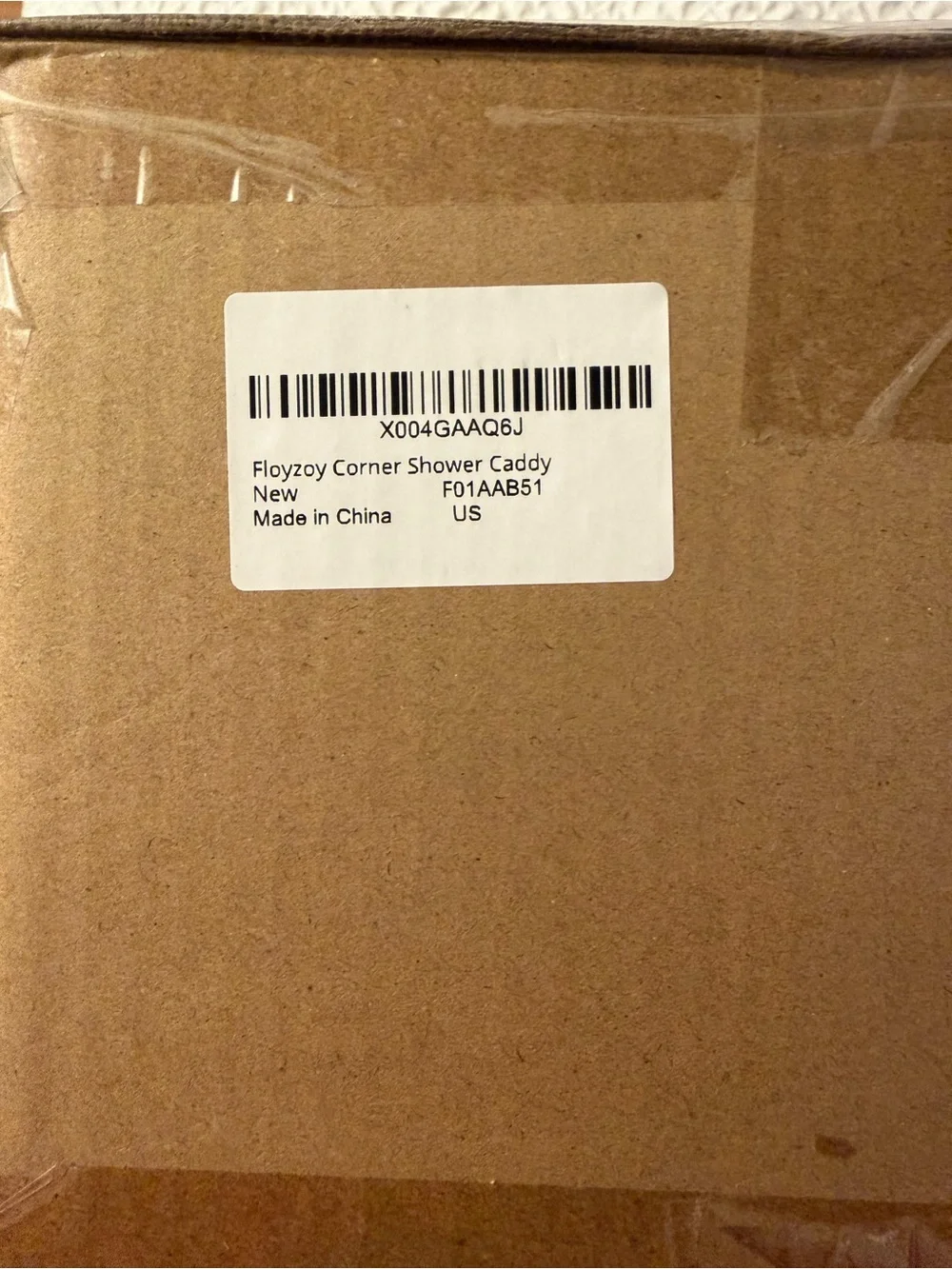 Corner Shower Caddy Adjustable Tension Pole 30–74.9” No Drill Black NIB Floyzoy